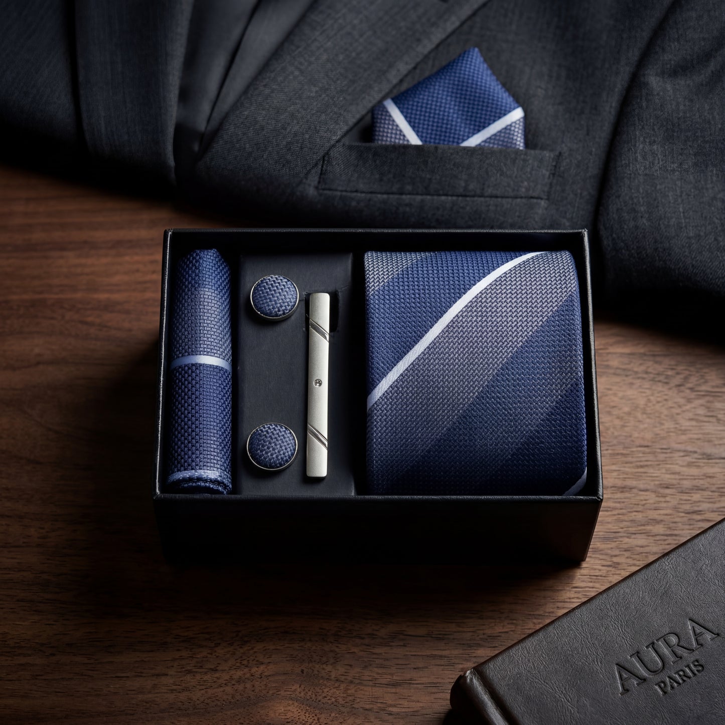 NAVY STRIPE — Coffret Élégance
