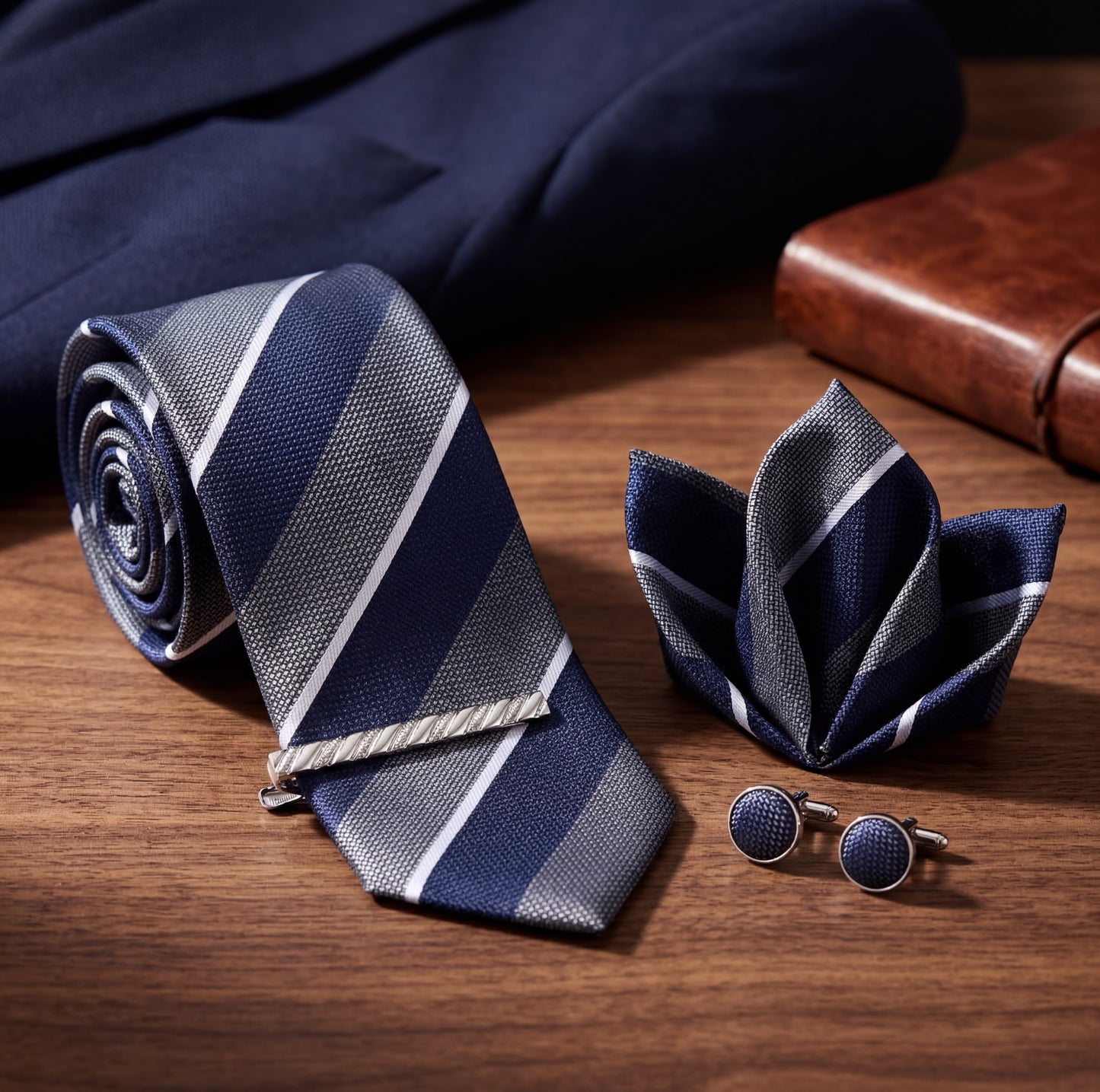 NAVY STRIPE — Coffret Élégance